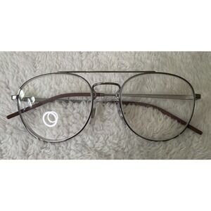 Ray Ban Eyeglasses Frames Only RB 6414 2502 53-18 140 Silver Aviator VTG Glasses